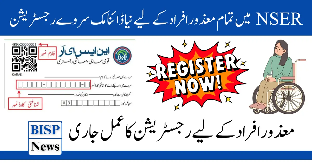 8171 in NSER  New Dynamic Survey Registration For All Disabled Person 