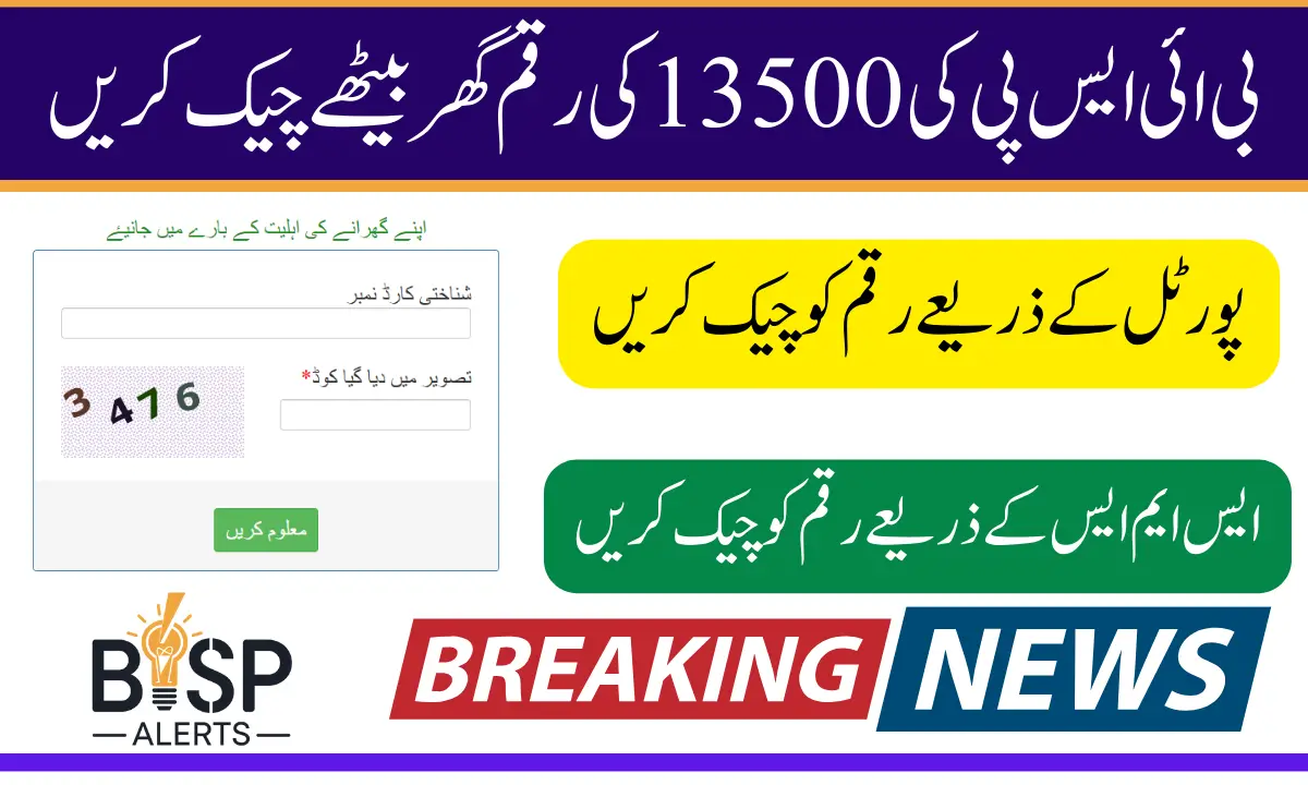 BISP 8171 Result Check Online By CNIC For New 13500 Payment In 2026 Know Complete Details