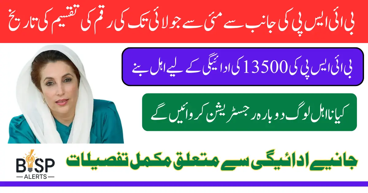 July 2025 BISP Payment Update 13500 Distribution and Beneficiary Details