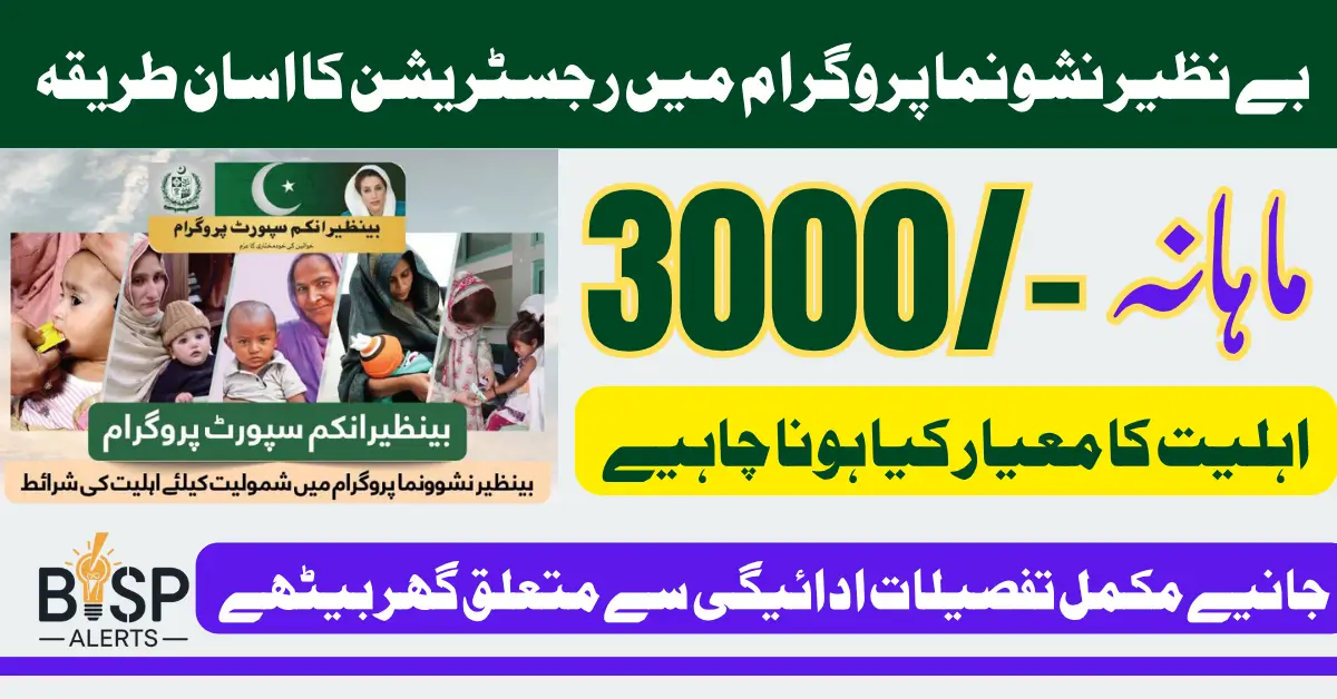Benazir Nashonuma Program Registration 3000 Monthly Payment For Pregnant Women