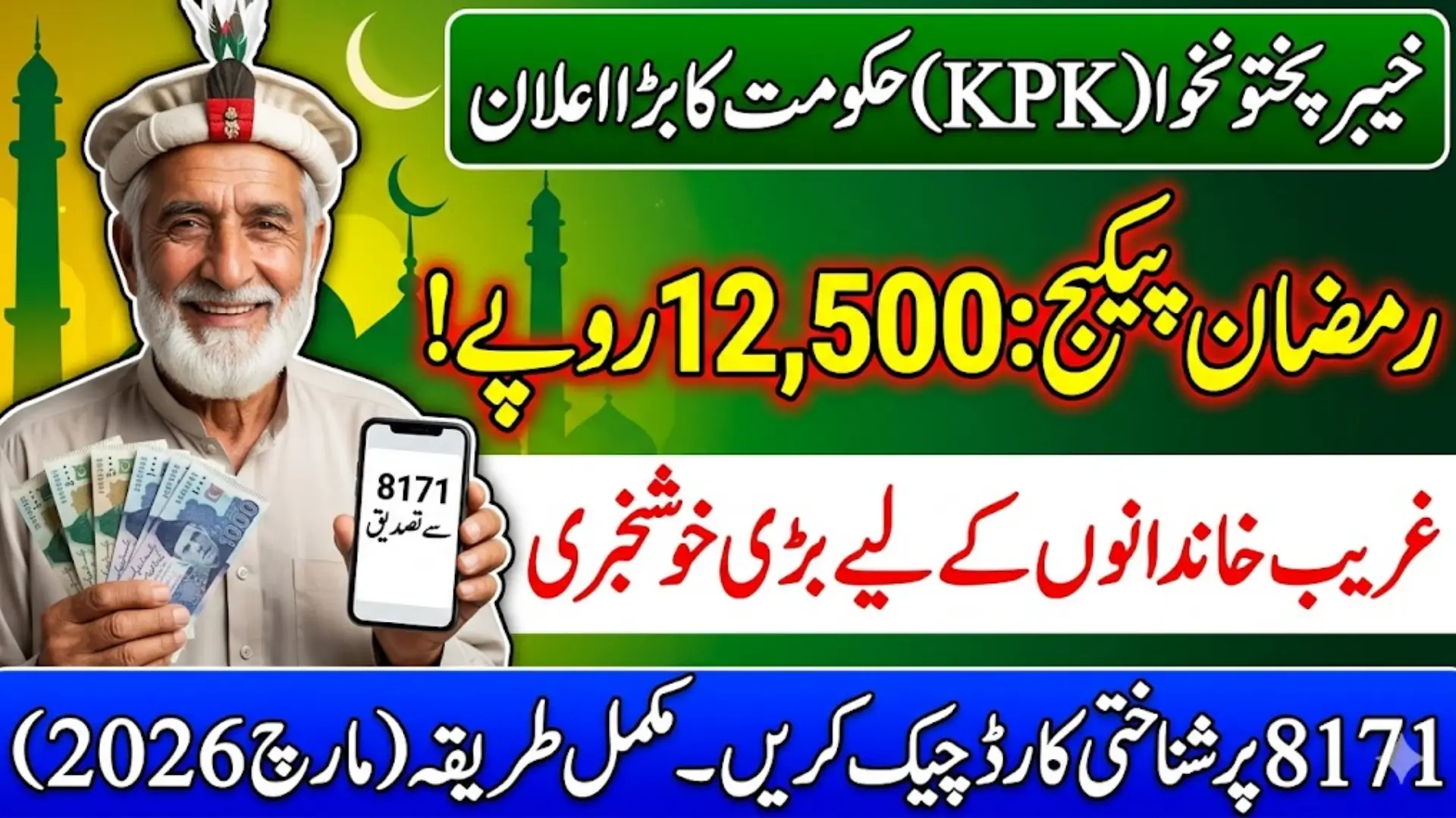8171 Ramzan Package Check KPK March 2026 Big Relief For Poor People Full Guide